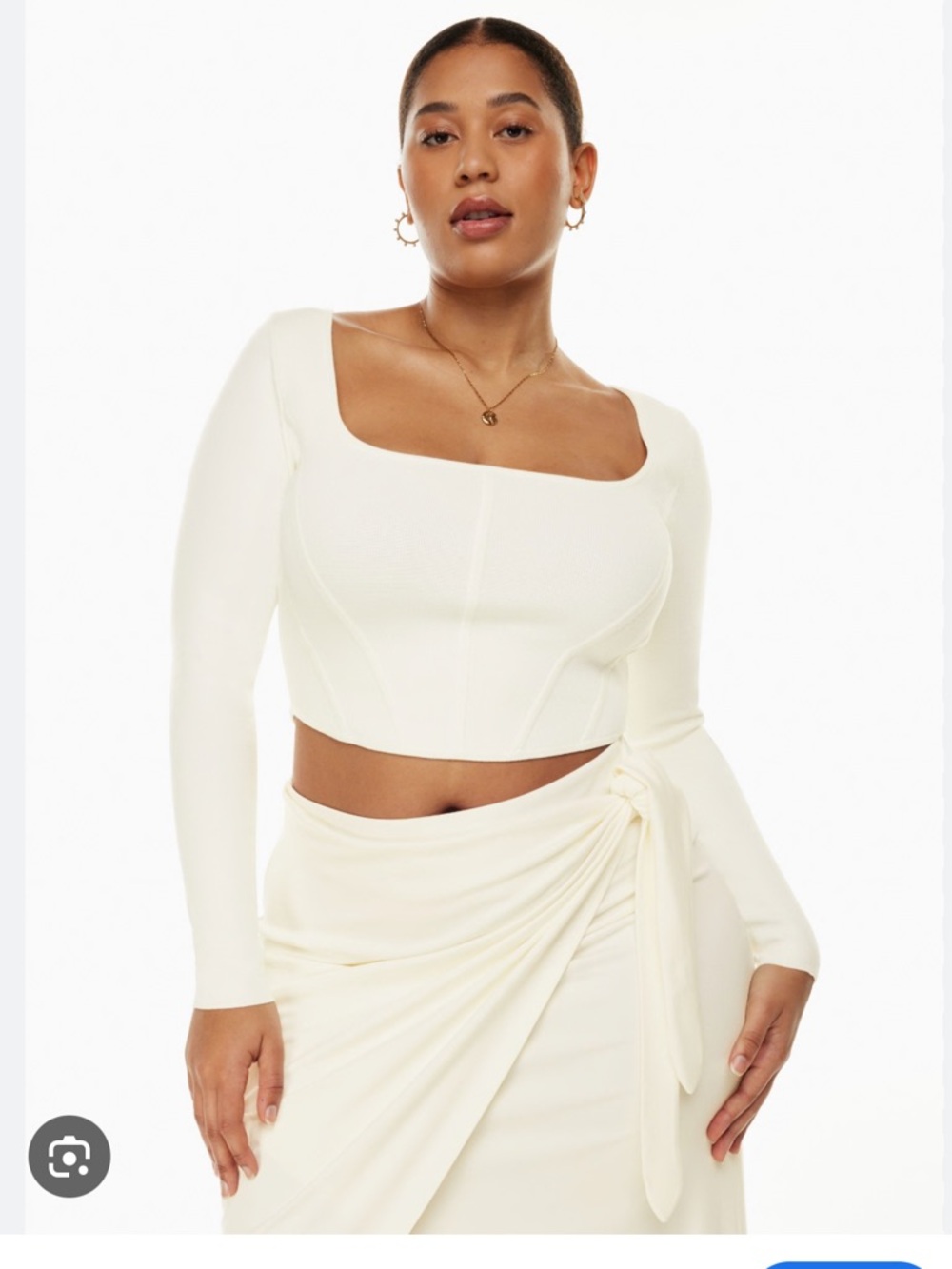 Aritzia Wilfred Natalie Sweater, Small, Light Birch
